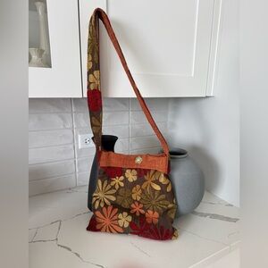 Floral Patterned Shoulder Bag